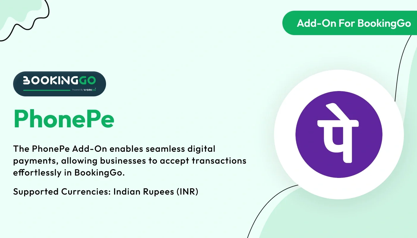 PhonePe - BookingGo SaaS Add-On
