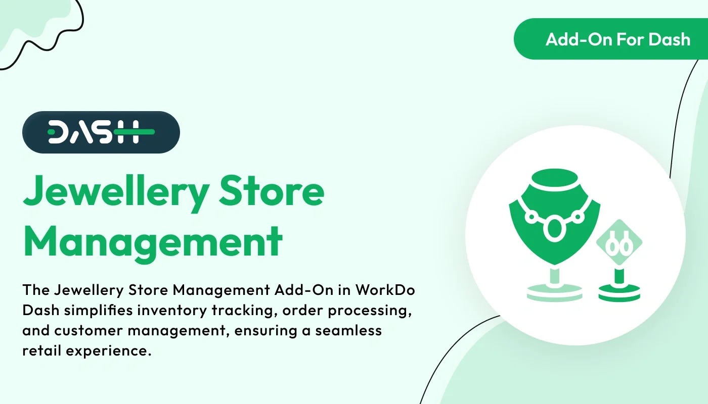 Jewellery Store Management - WorkDo Dash SaaS Industrial Solutions Add-On