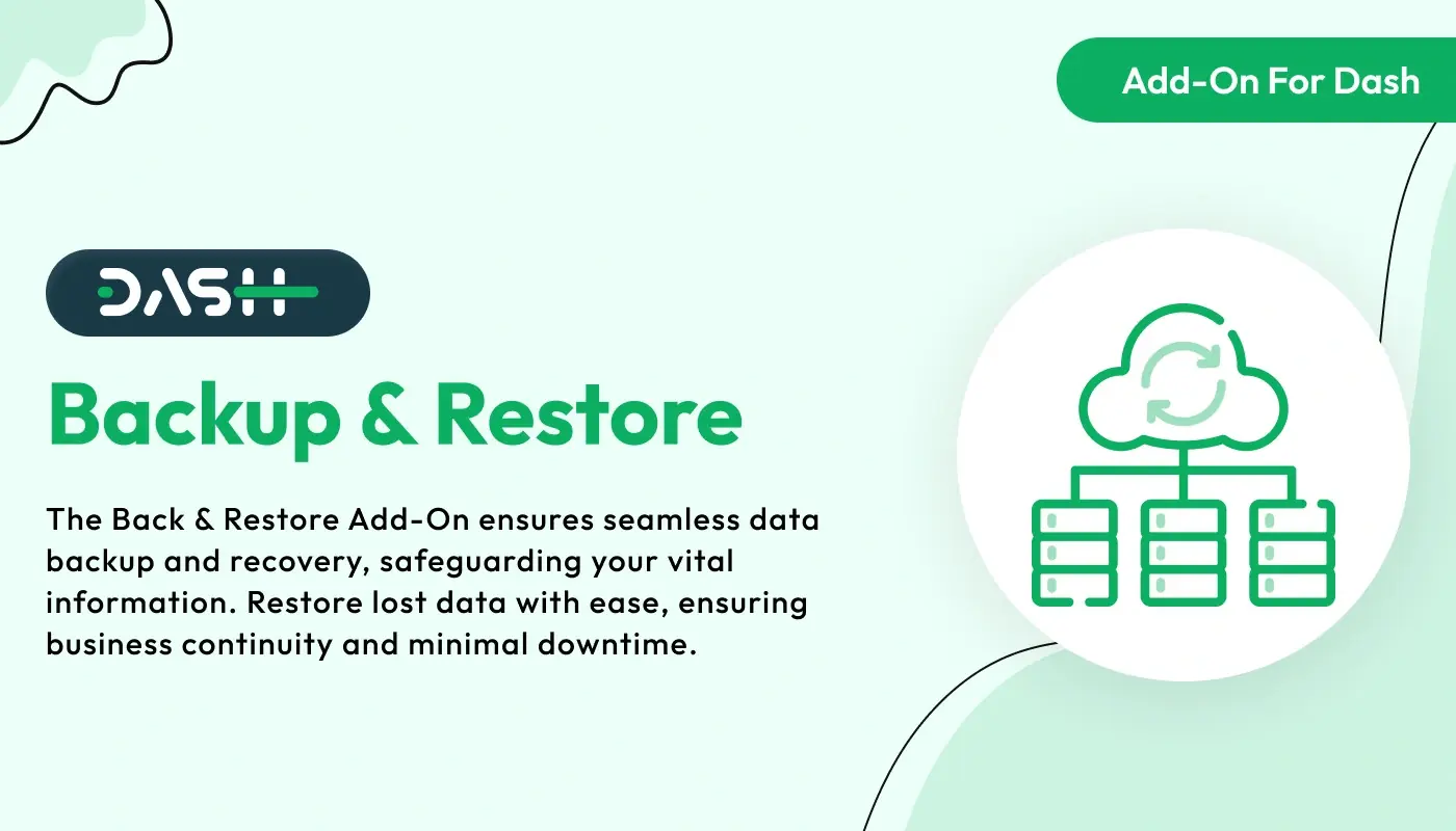 Backup & Restore - WorkDo Dash SaaS Security Add-On