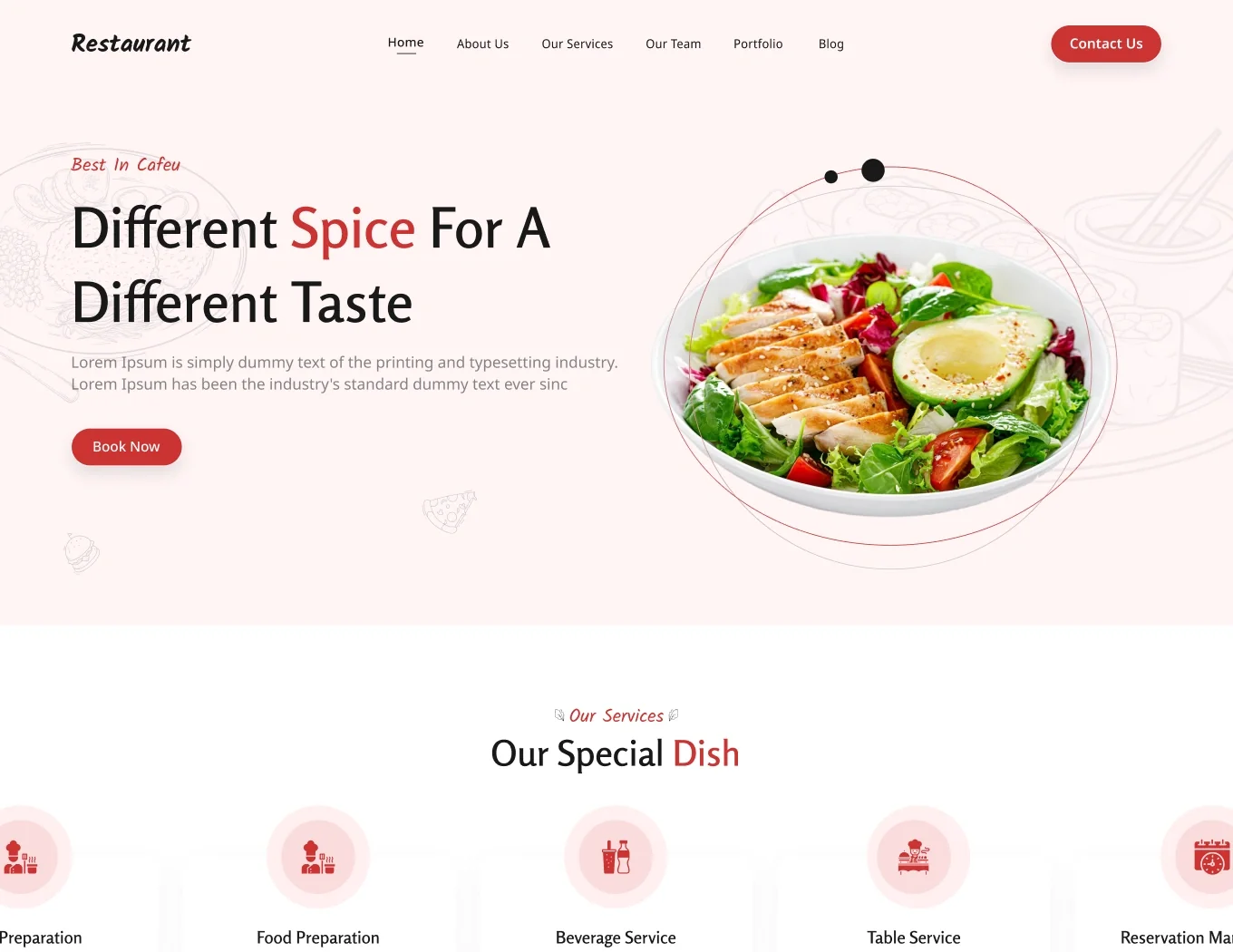 Restaurant Services - WorkDo BookingGo SaaS Add-On