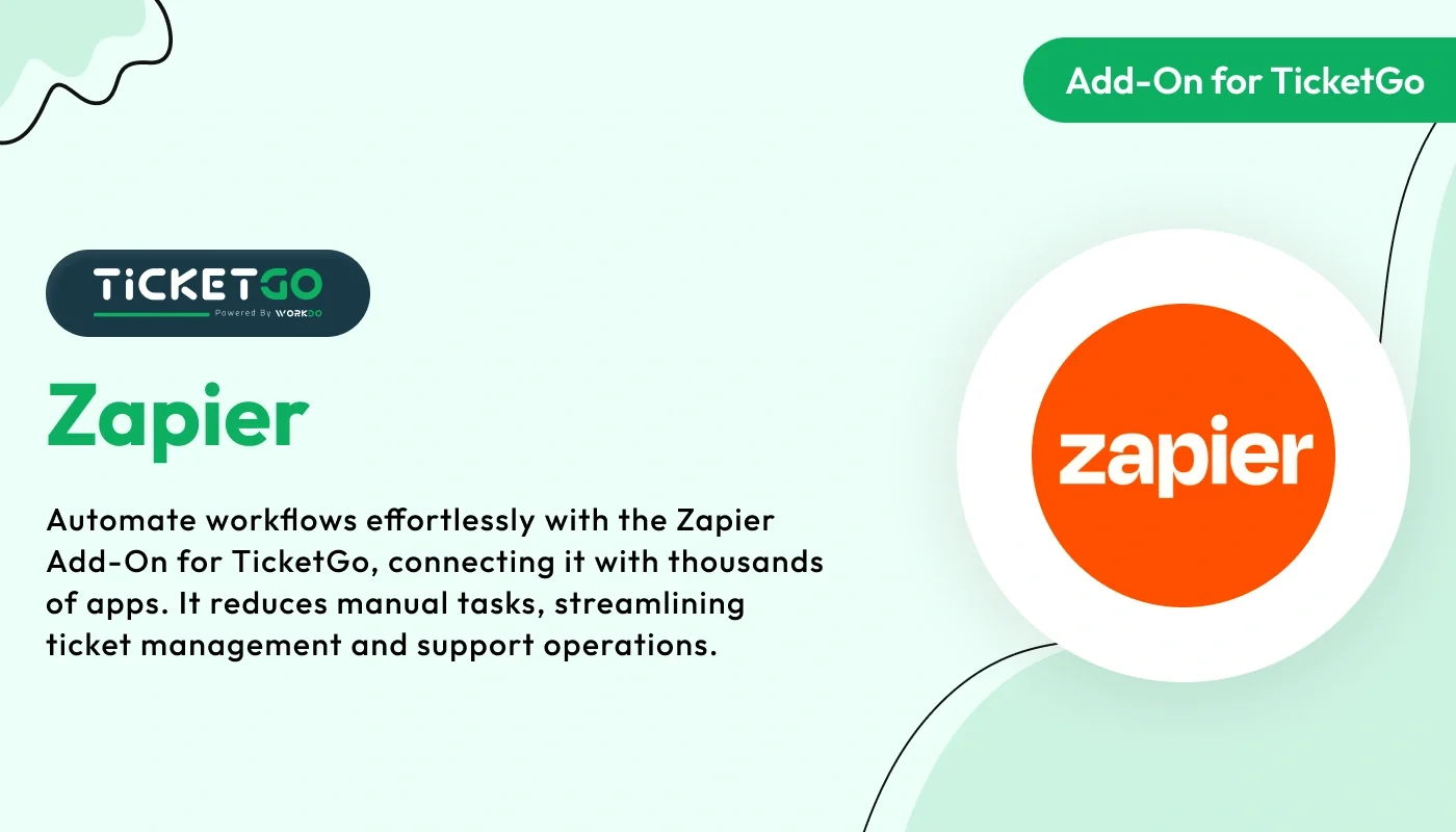 Zapier - WorkDo TicketGo Add-On