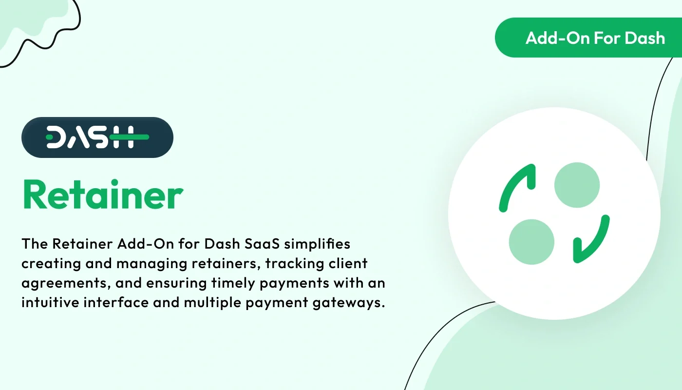 Retainer - WorkDo Dash SaaS Finance Add-On
