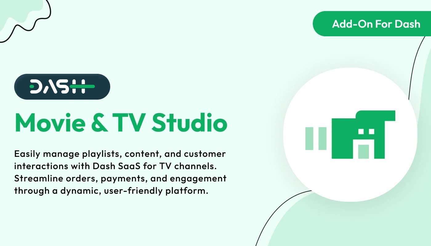 Movie & Tv Studio - WorkDo Dash SaaS Social Media Add-On