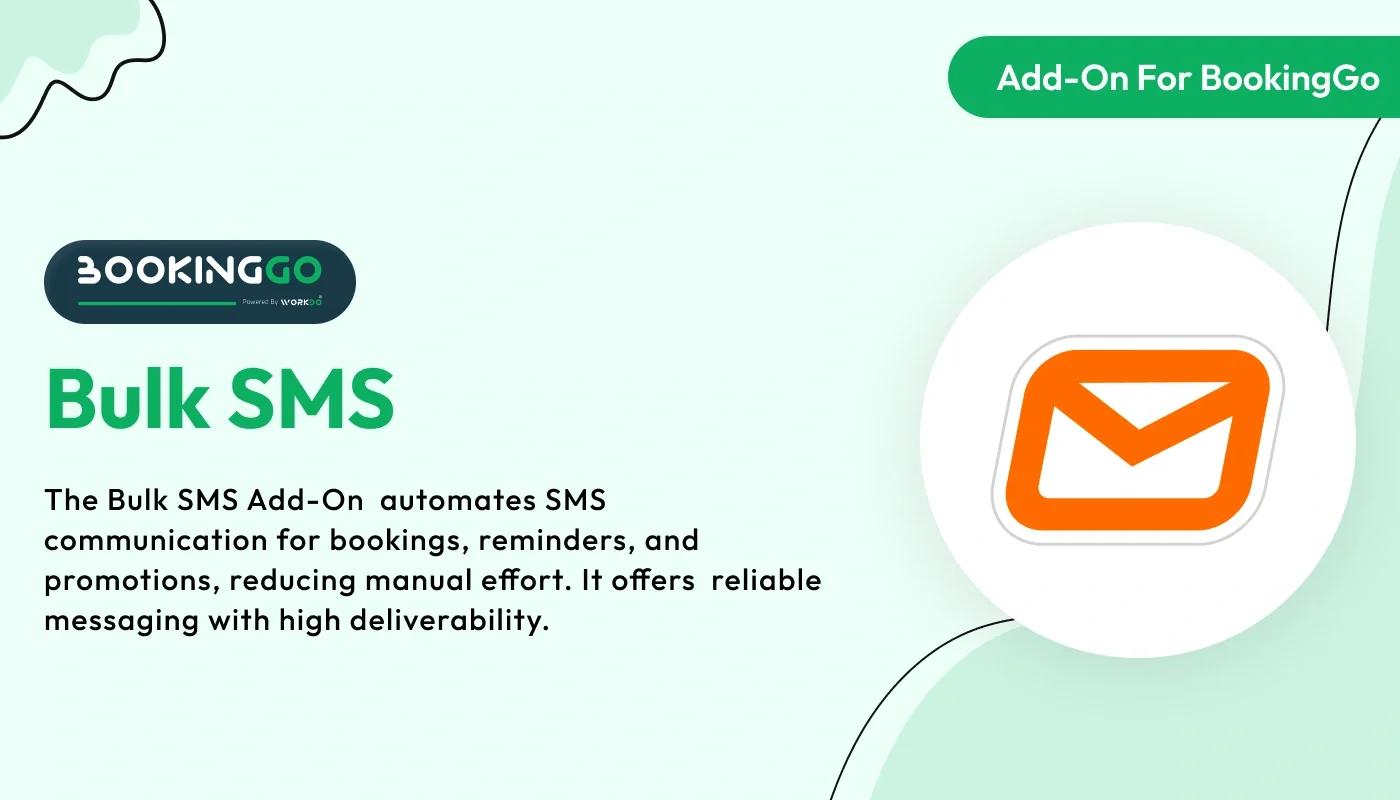Bulk SMS - WorkDo BookingGo SaaS Add-On
