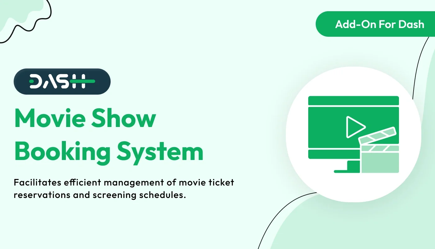 Movie Show Booking System - WorkDo Dash SaaS Industrial Solutions Add-On