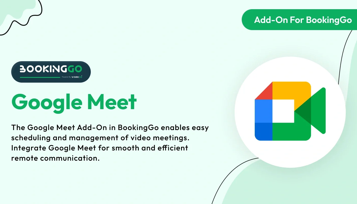 Google Meet - BookingGo SaaS Add-On
