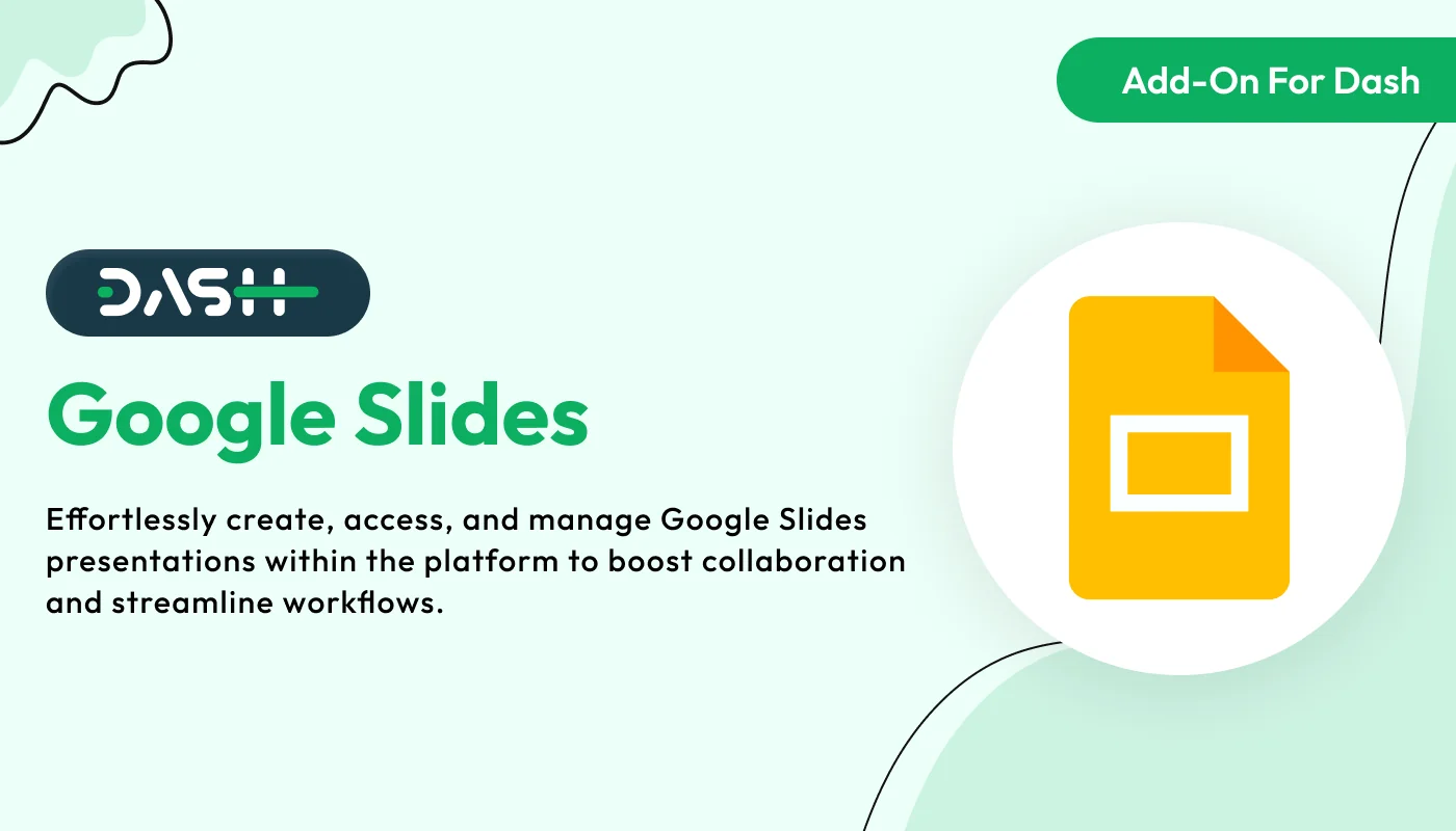 Google Slides - WorkDo Dash SaaS Integration Add-On