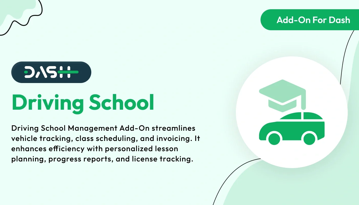 Driving School - WorkDo Dash SaaS Industrial Solutions Add-On