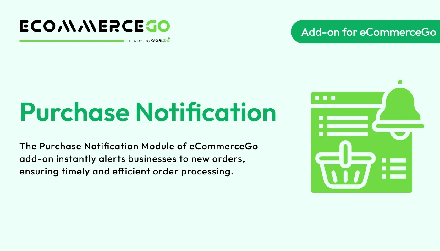 Purchase Notification - WorkDo eCommerceGo SaaS Add-On