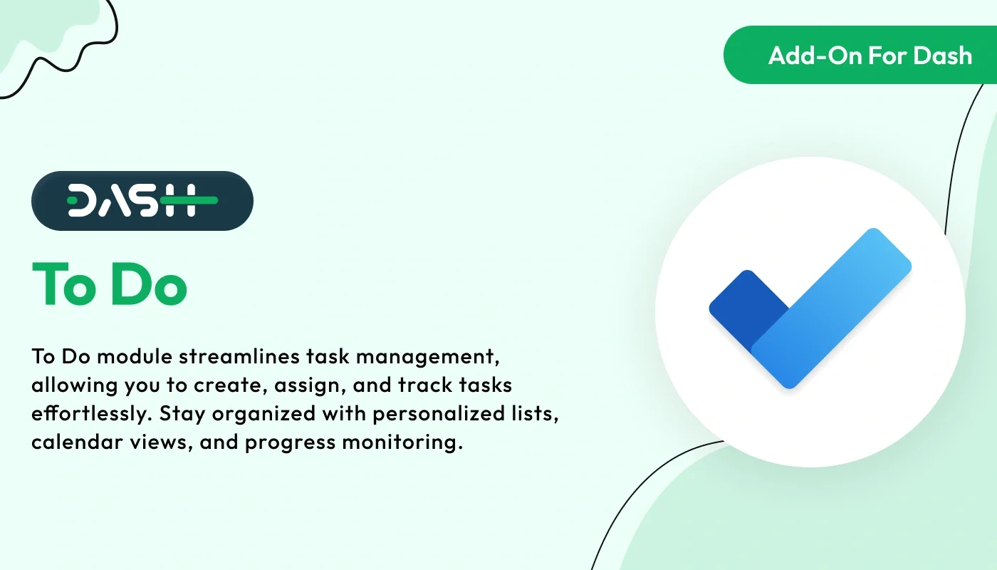 To Do - WorkDo Dash SaaS Communication Add-On