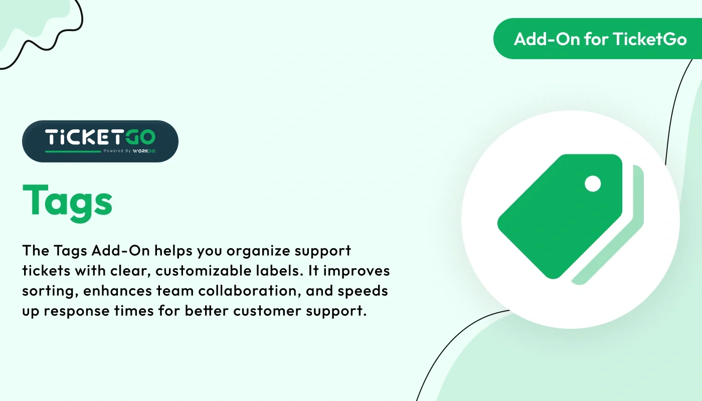 Tags - WorkDo TicketGo Add-On