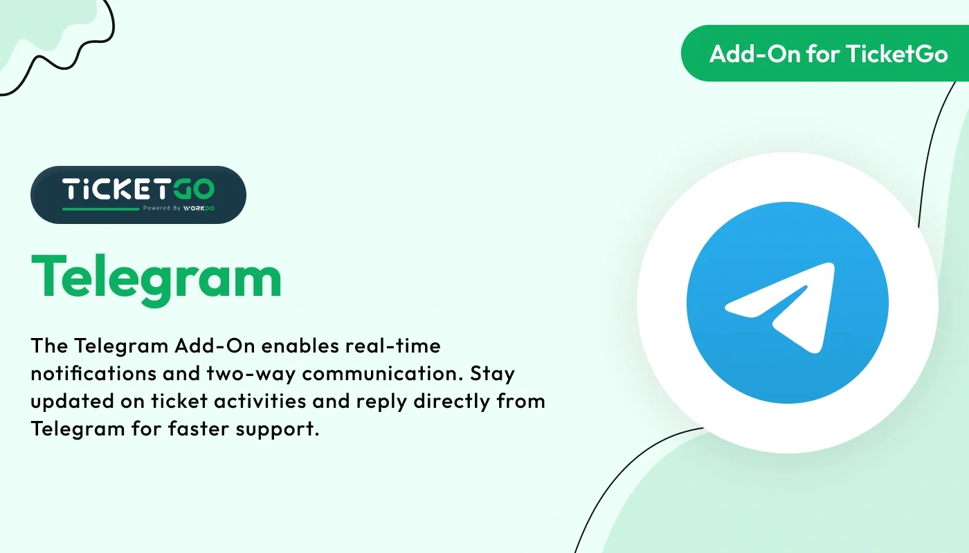 Telegram - WorkDo TicketGo Add-On
