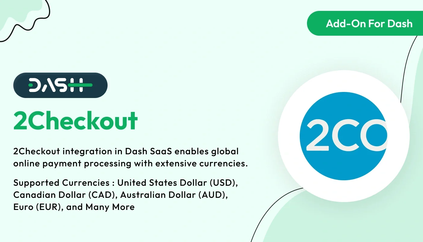 2Checkout - WorkDo Dash SaaS Payment Gateways Add-On
