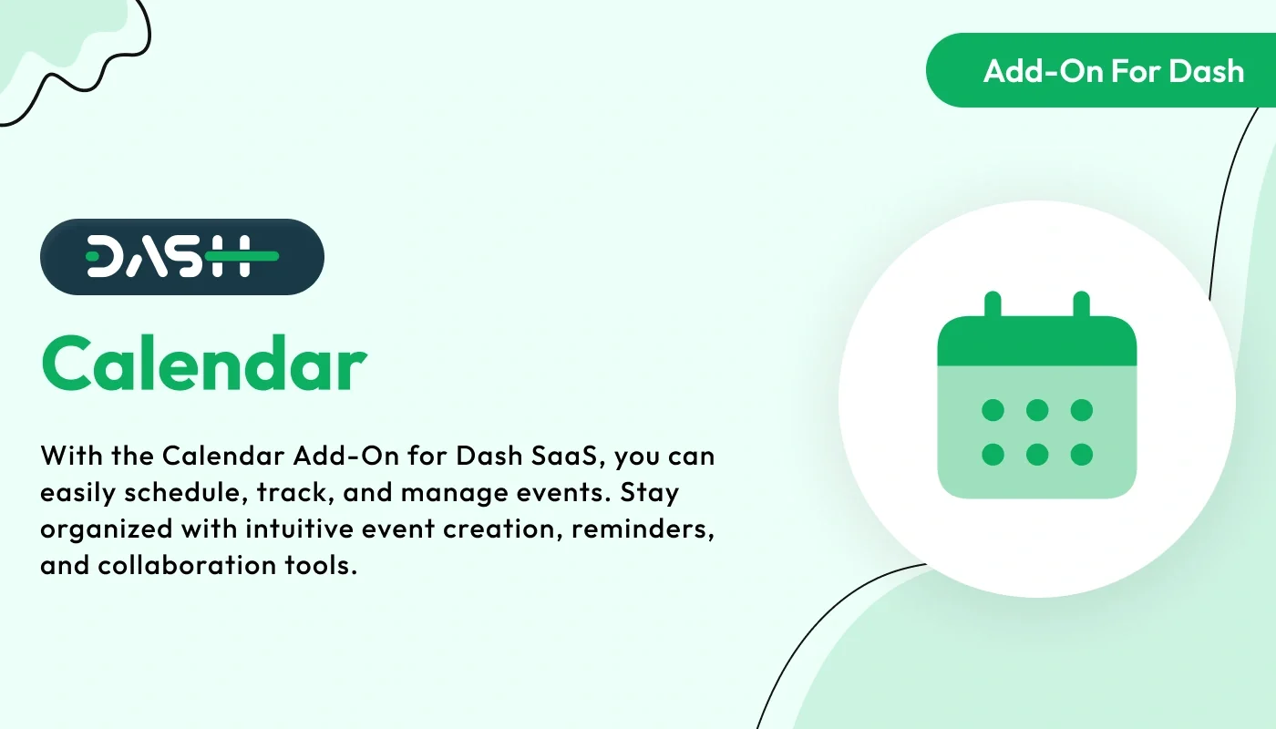 Calendar - WorkDo Dash SaaS Calendar Management Add-On