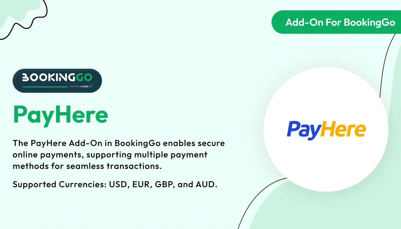 Payhere - WorkDo BookingGo SaaS Add-On