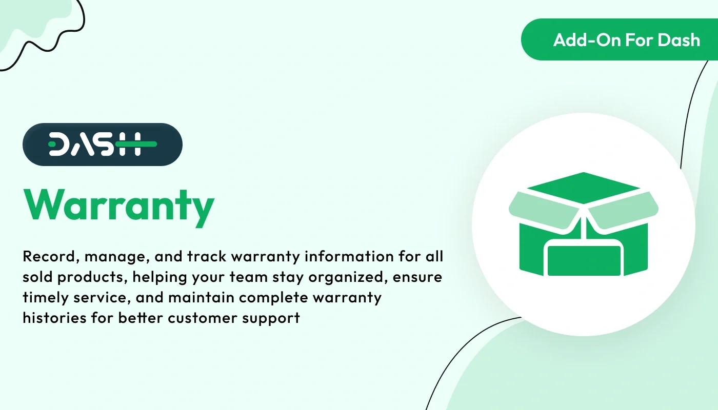 Warranty - WorkDo Dash SaaS Mobility Add-On