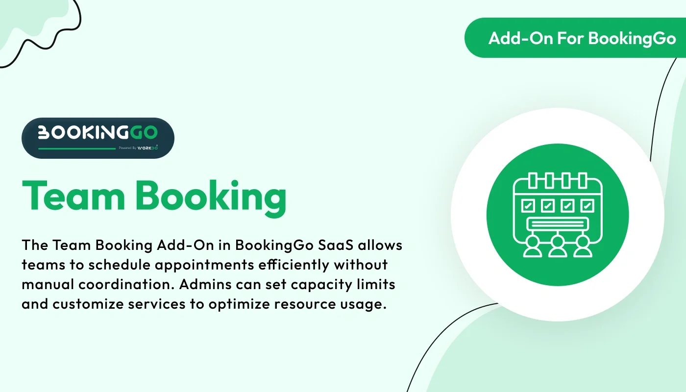 Team Booking - BookingGo SaaS Add-On