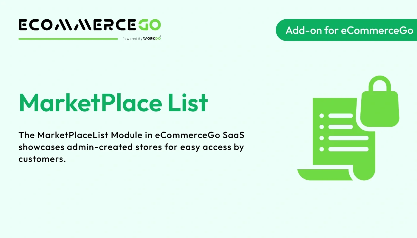 MarketPlace List - WorkDo eCommerceGo SaaS Add-On