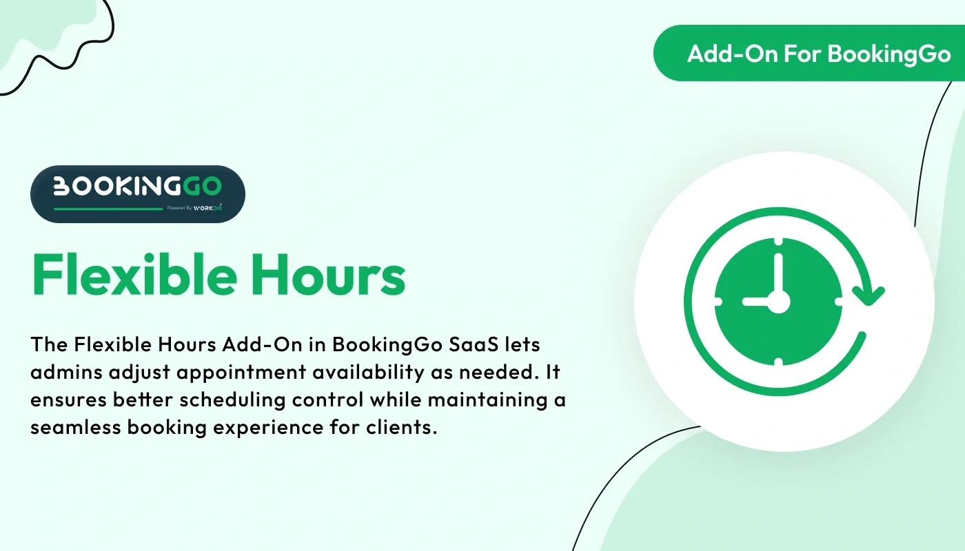 Flexible Hours - BookingGo SaaS Add-On