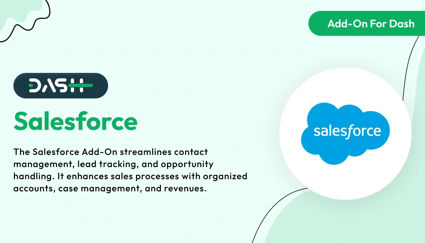 SalesForce - WorkDo Dash SaaS Sales Add-On