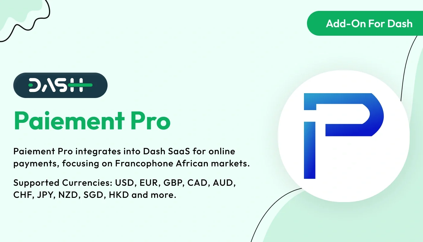 Paiement Pro - WorkDo Dash SaaS Payment Gateways Add-On
