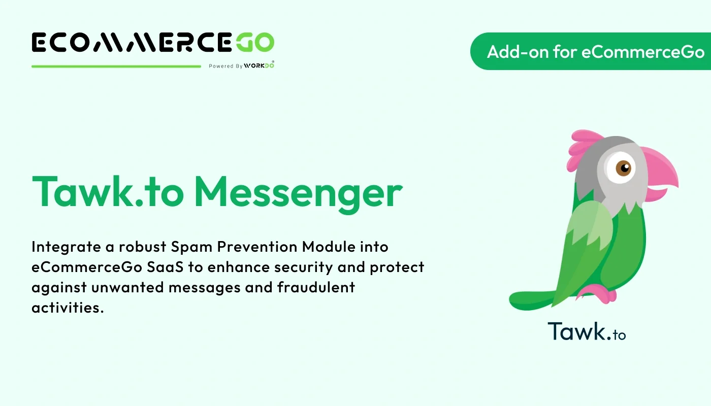 Tawk.to Messenger - WorkDo eCommerceGo SaaS Add-On