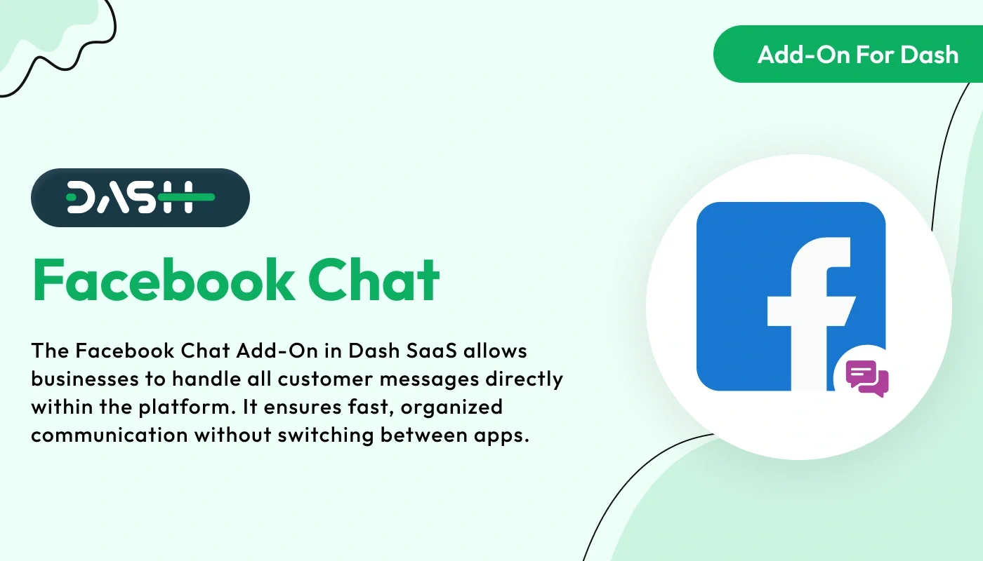 Facebook Chat - WorkDo Dash SaaS Social Media Add-On