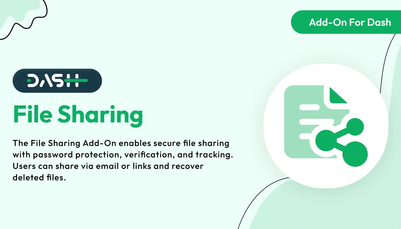File Sharing - WorkDo Dash SaaS Content Management Add-On