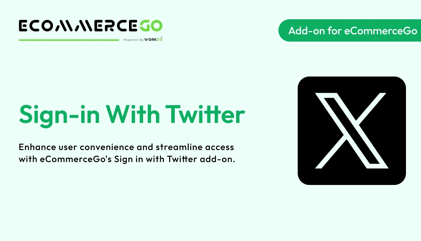 Sign-In With Twitter - WorkDo eCommerceGo SaaS Add-On