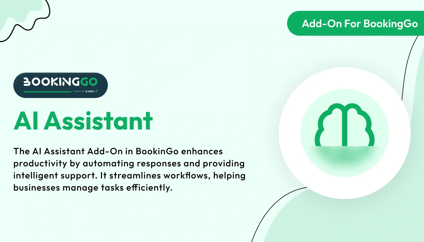 AI Assistant - BookingGo SaaS Add-On