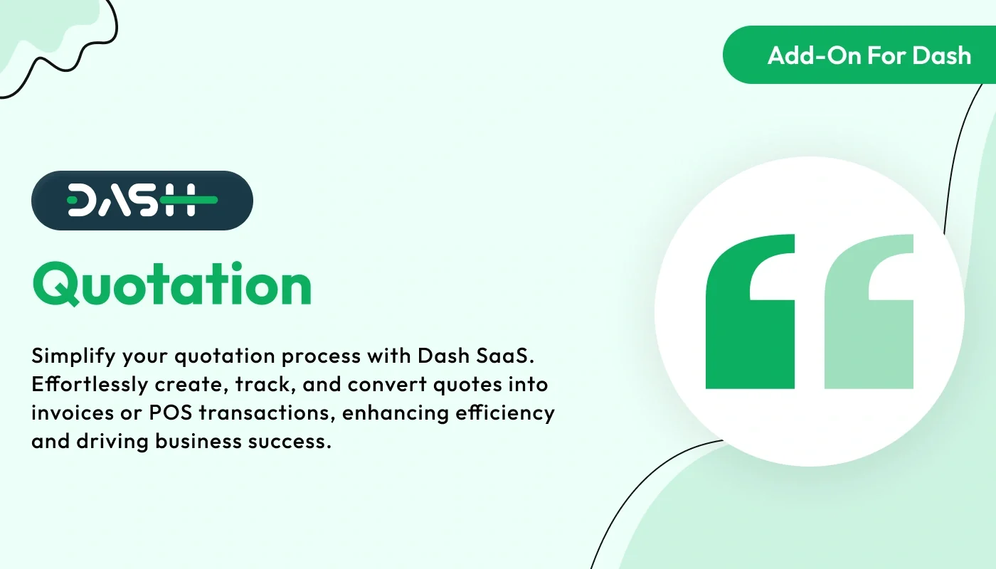 Quotation - WorkDo Dash SaaS Finance Add-On
