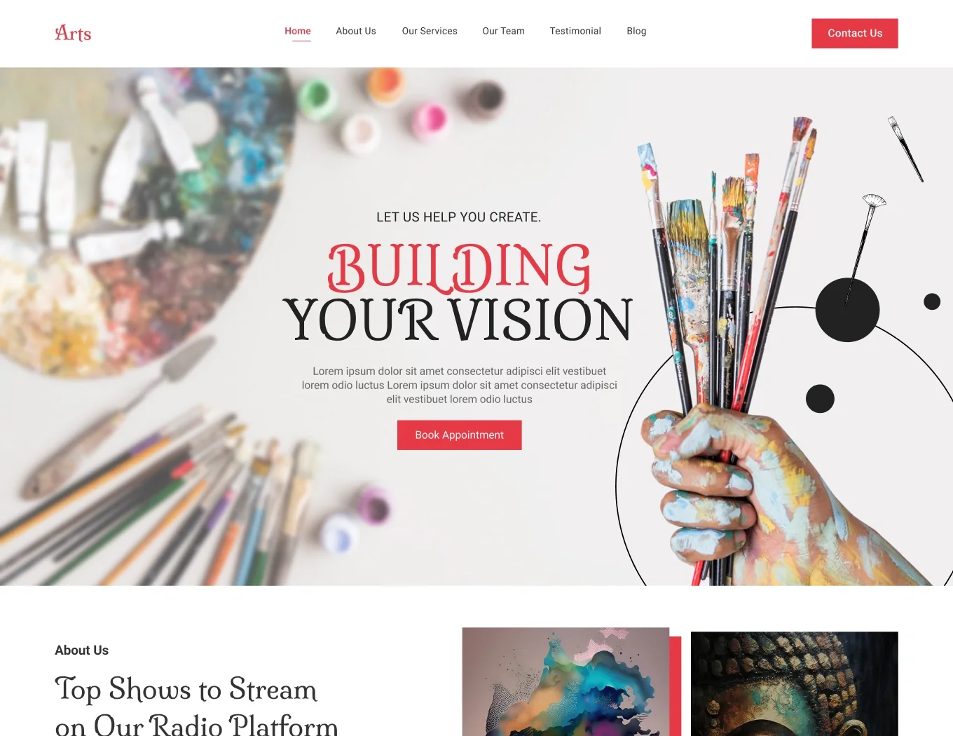 Arts - WorkDo BookingGo SaaS Add-On