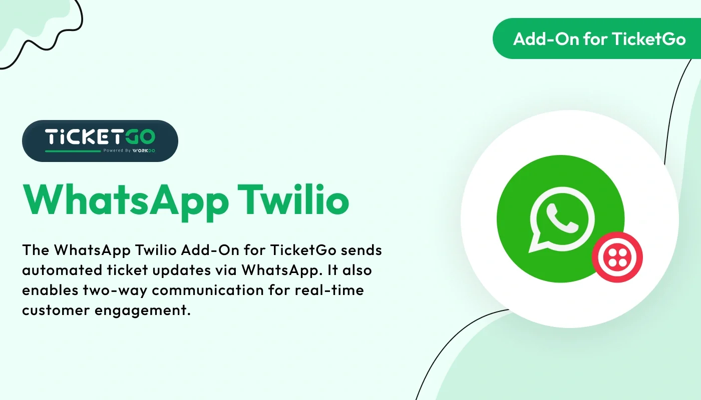 WhatsApp (Twilio) - WorkDo TicketGo Add-On