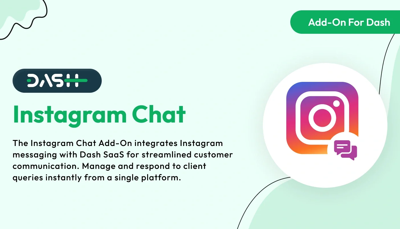 Instagram Chat - WorkDo Dash SaaS Social Media Add-On