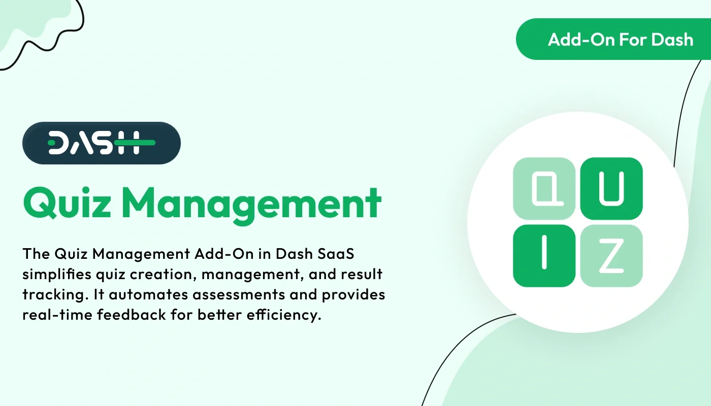 Quiz Management - WorkDo Dash SaaS Industrial Solutions Add-On