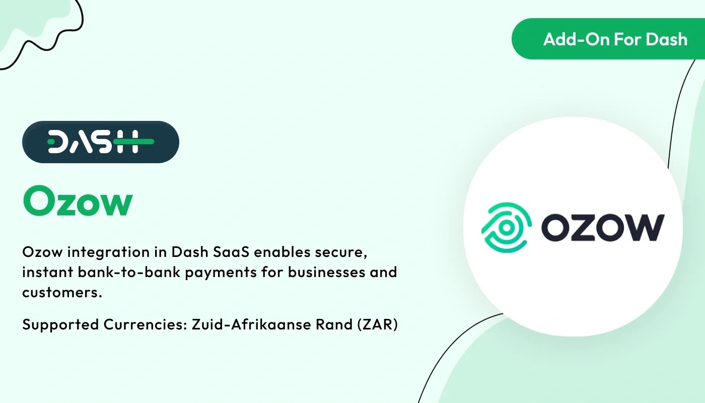 Ozow - WorkDo Dash SaaS Payment Gateways Add-On