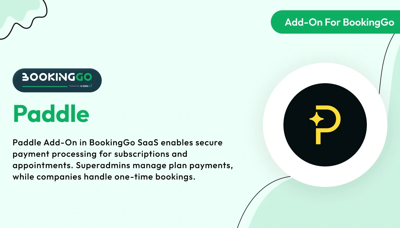 Paddle - BookingGo SaaS Add-On