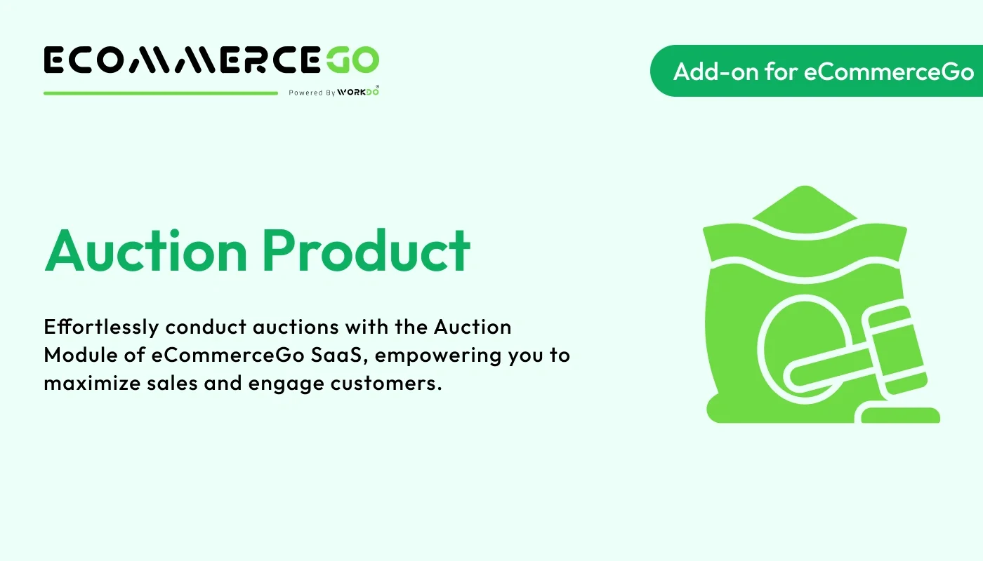 Auction Product - WorkDo eCommerceGo SaaS Add-On