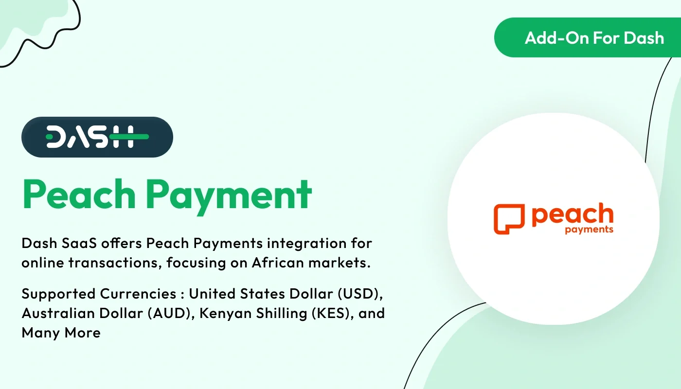 Peach Payment - WorkDo Dash SaaS Payment Gateways Add-On