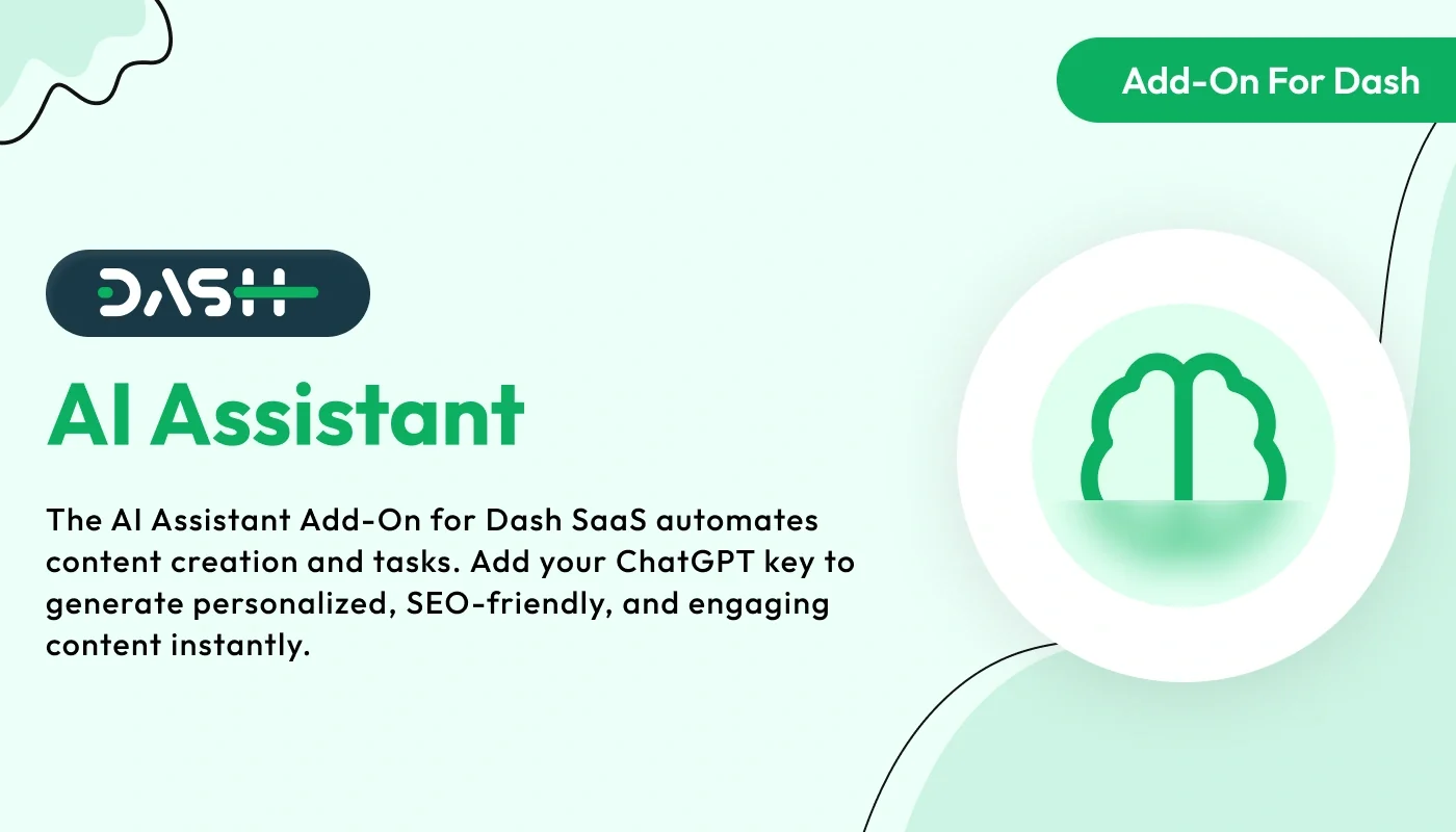 AI Assistant - WorkDo Dash SaaS AI Add-On