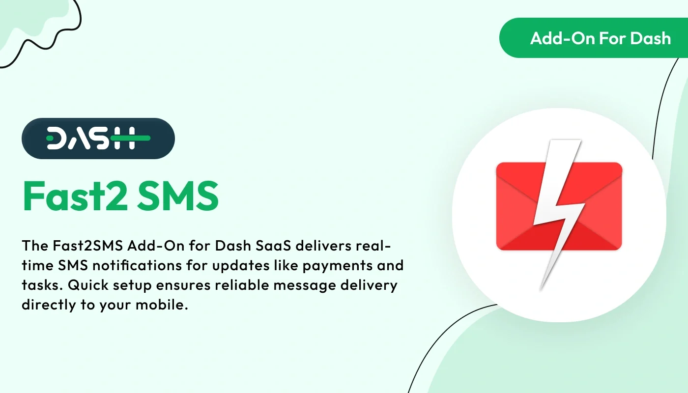 Fast2 SMS - WorkDo Dash SaaS Integration Add-On