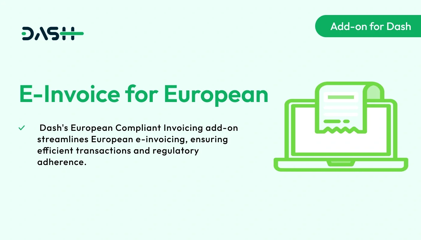 E-Invoice for European - WorkDo Dash SaaS Finance Add-On
