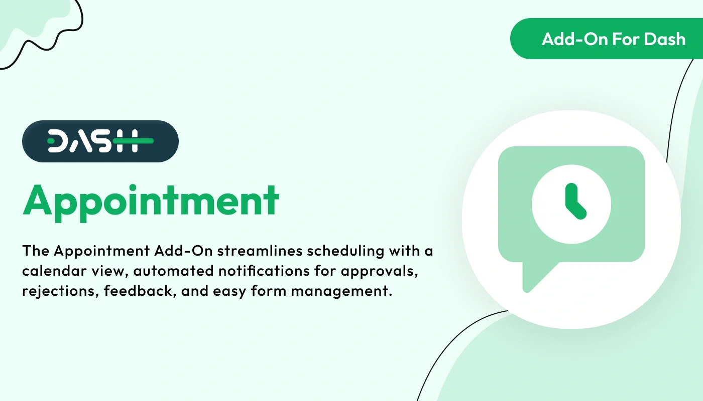 Appointment - WorkDo Dash SaaS Calender Management Add-On