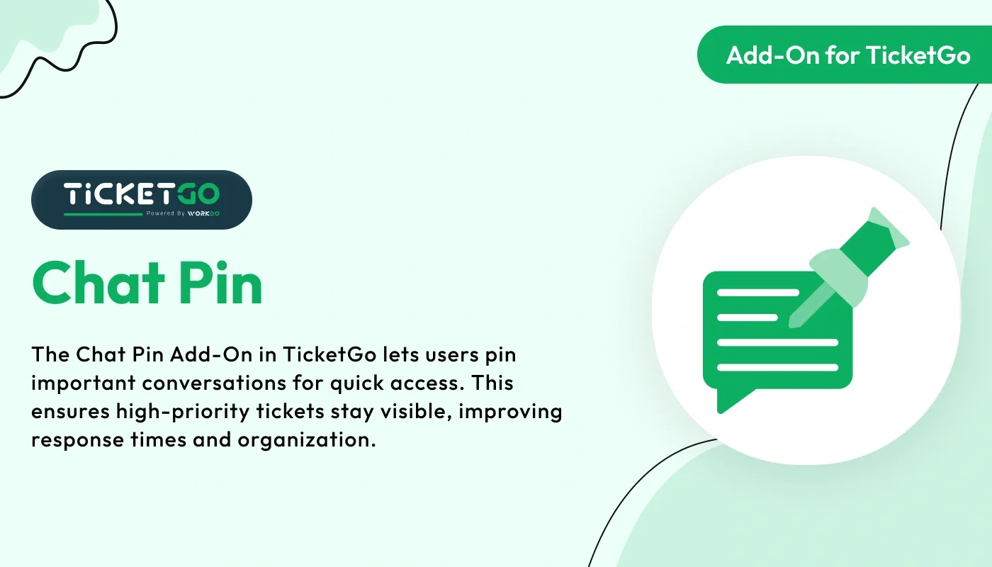 Chat Pin - WorkDo TicketGo Add-On