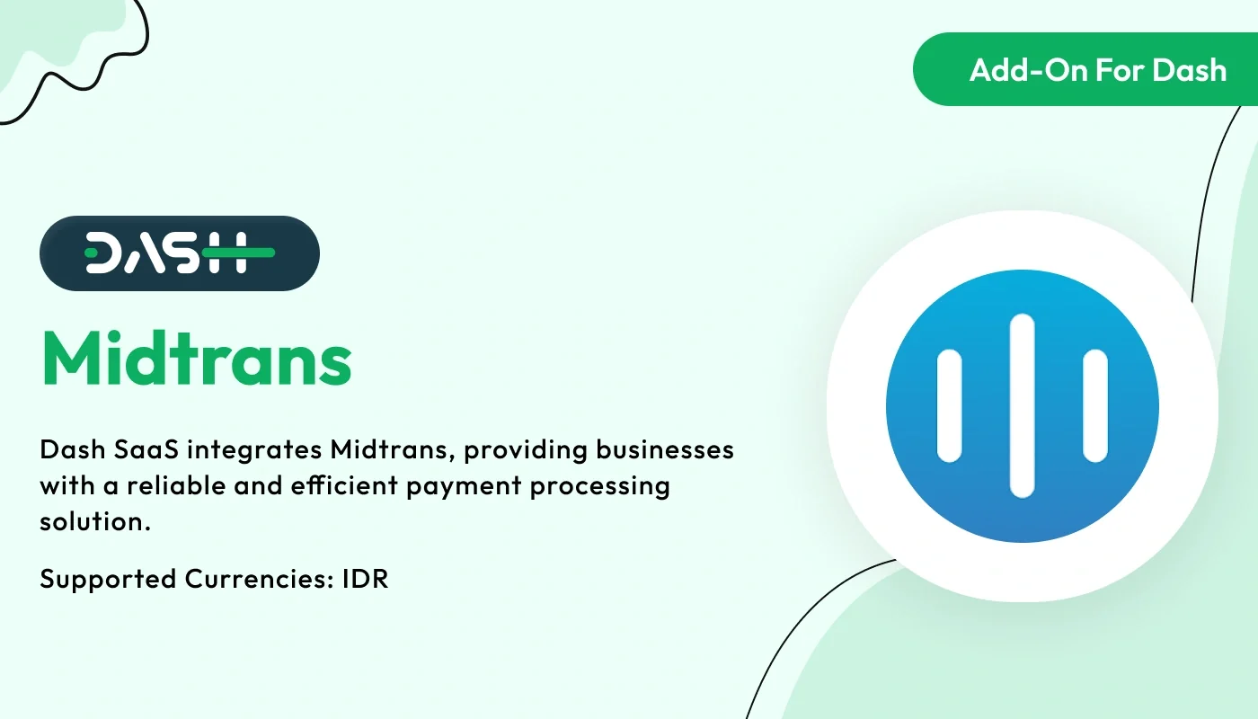 Midtrans - WorkkDo Dash SaaS Payment Gateways Add-On