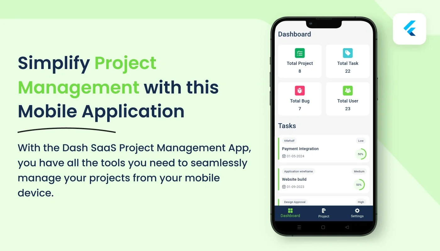 Project Management -WorkDo Dash SaaS Mobile App Add-On