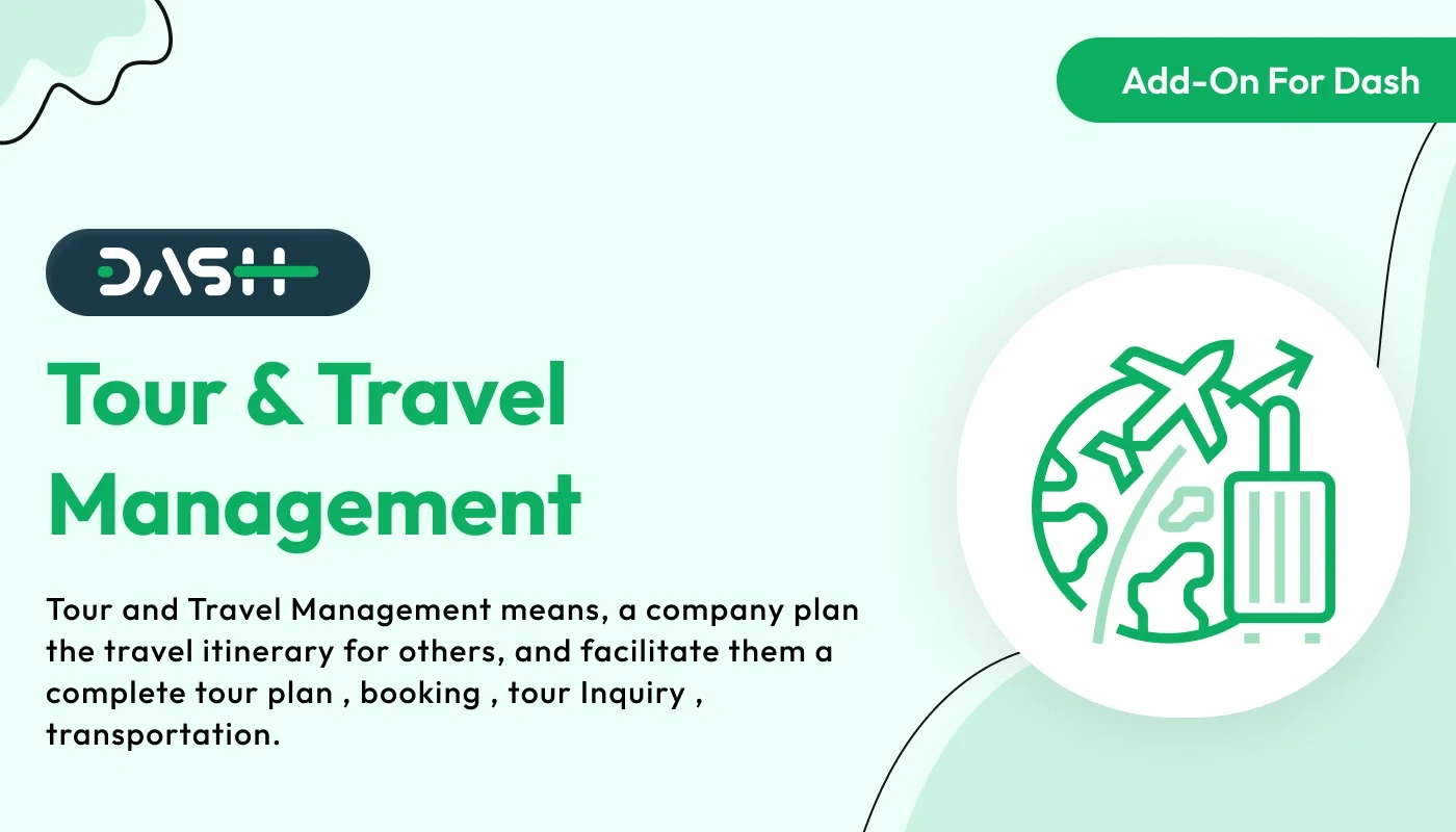 Tour & Travel Management - WorkDo Dash SaaS Industrial Solutions Add-On