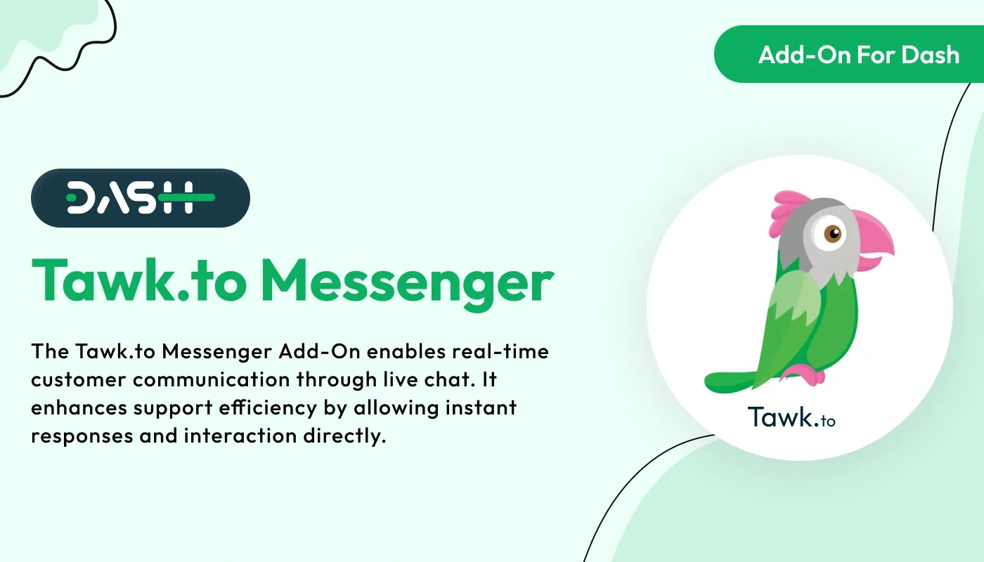 Tawk.to Messenger - WorkDo Dash SaaS Communication Add-On
