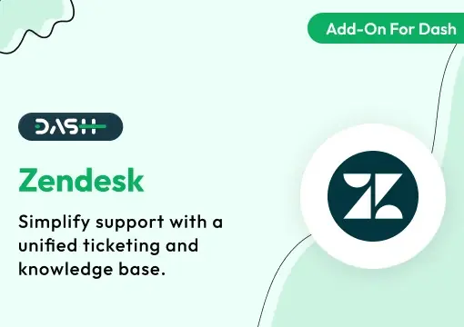 Zendesk -WorkDo Dash SaaS Support Add-On