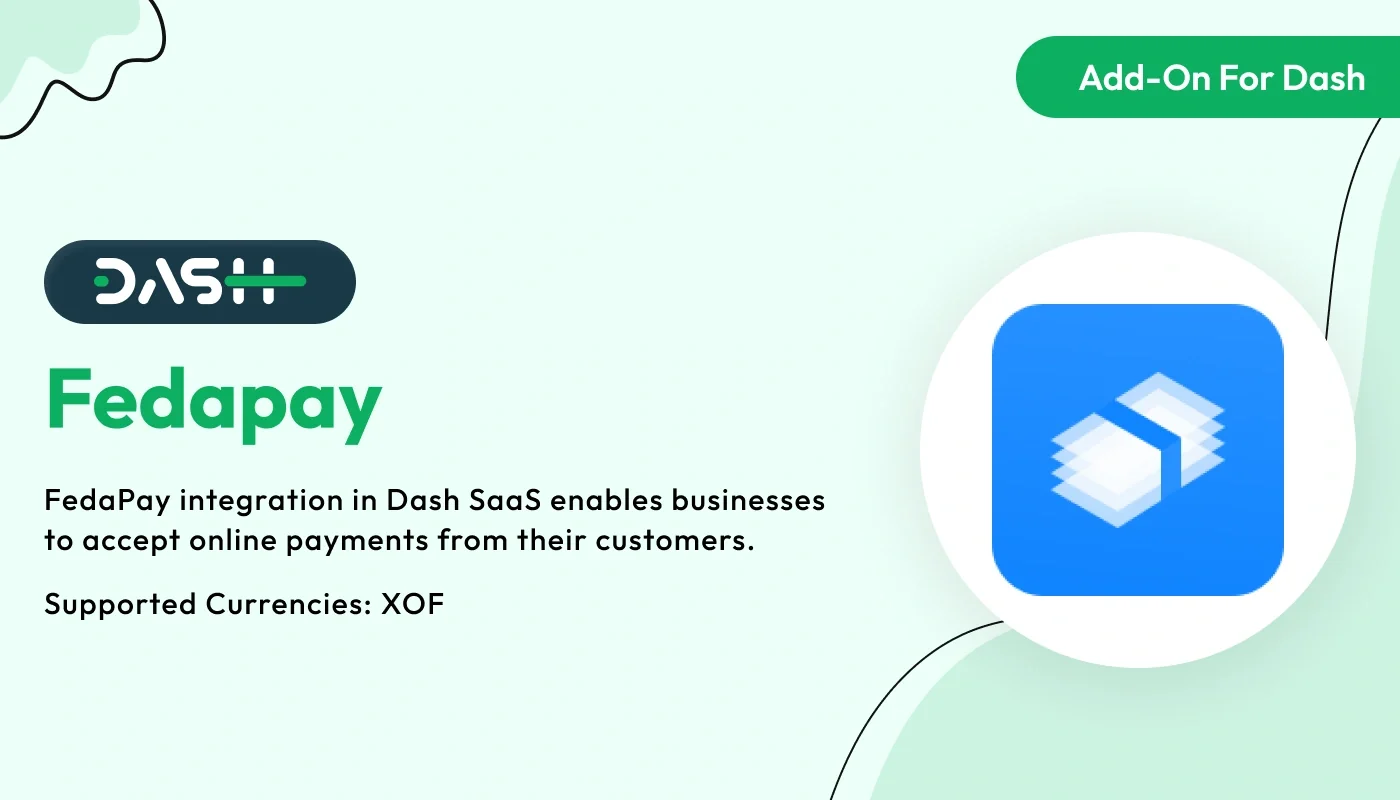 Fedapay - WorkDo Dash SaaS Payment Gateways Add-On
